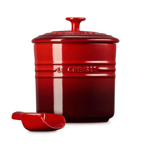 Le Creuset Stoneware Pet Food Container With Scoop Details