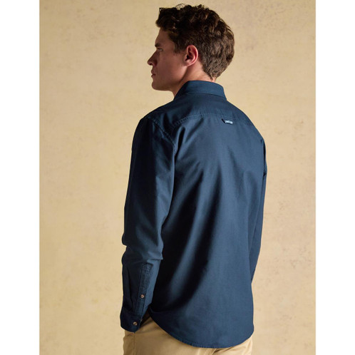 Navy Blue Joules Mens Oxford Shirt Back