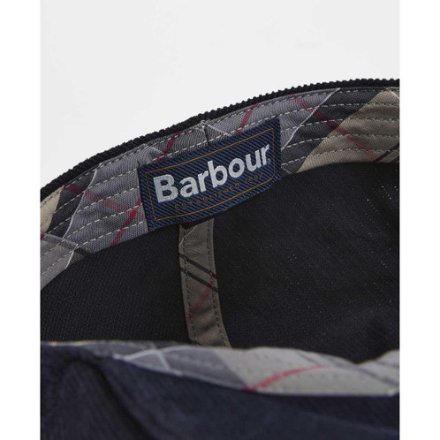 Navy Barbour Mens Bayfield Flat Cap inner