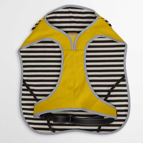 Limeade Barbour Evie Waterproof Dog Coat back