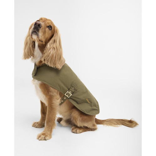 Dusky Green Barbour Transport Dog Coat side
