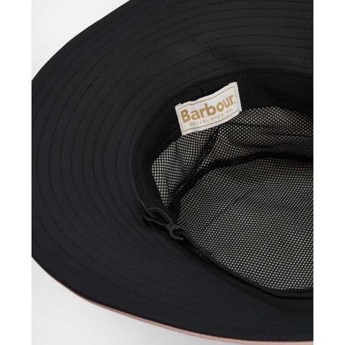 Dusk Grey Barbour Womens Thorpe Showerproof Bucket Hat inner