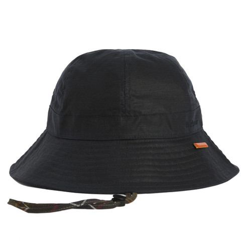 Navy Barbour Mens Spectator 6 Panel Bucket Hat