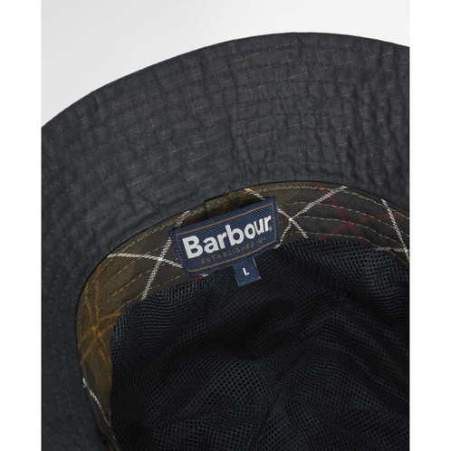 Navy Barbour Mens Spectator 6 Panel Bucket Hat inner