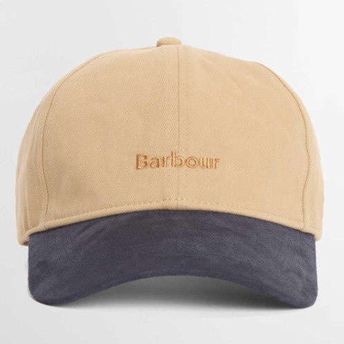 Navy Barbour Mens Langdale Cap front