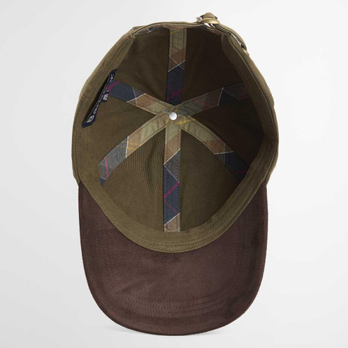 Uniform Green Barbour Mens Langdale Cap lining