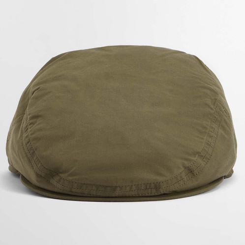 Dusky Green Barbour Mens Transport Flat Cap front