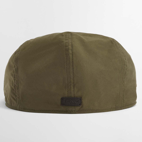 Dusky Green Barbour Mens Transport Flat Cap back