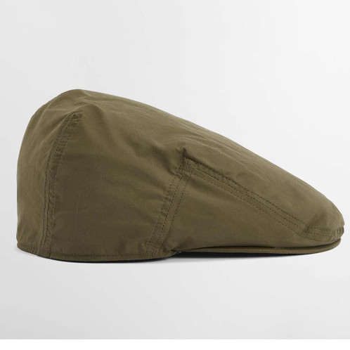 Dusky Green Barbour Mens Transport Flat Cap side