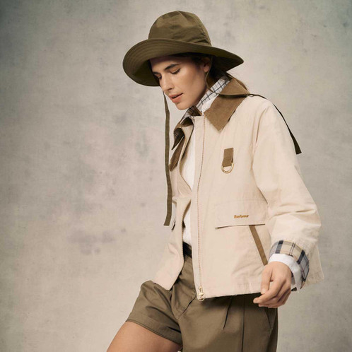 Dusky Green Barbour Kershope Hat lifestyle