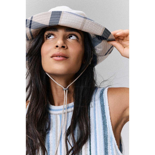 Mist Barbour Womens Darla Showerproof Bucket Hat lifestyle2