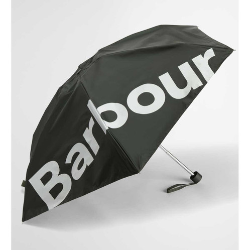 Barbour Green Barbour Logo Mini Umbrella logo