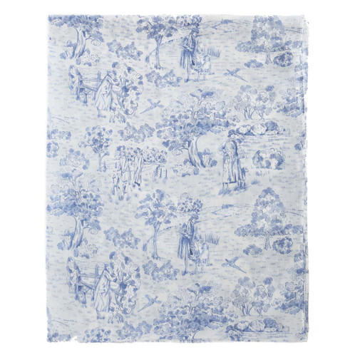 White Barbour Womens Wisteria Scarf