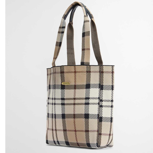 Rosewood Tartan Barbour Layla Tartan Shopper Bag side