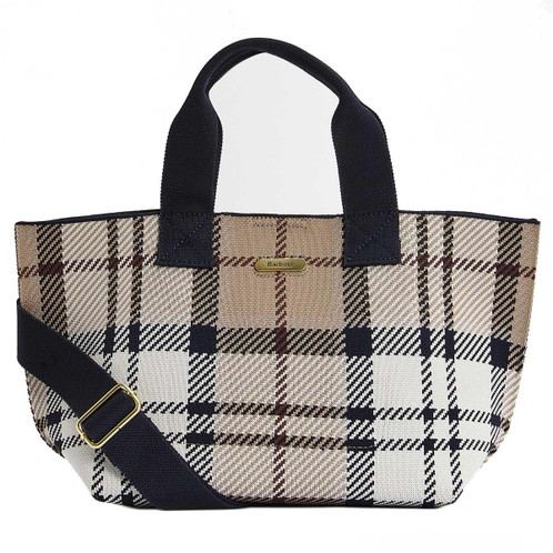 Rosewood Tartan Barbour Layla Tartan Mini Tote Bag flat