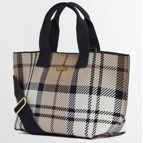 Rosewood Tartan Barbour Layla Tartan Mini Tote Bag angle