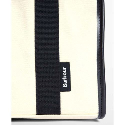 Ecru Barbour Selena Mini Tote/Crossbody Bag logo