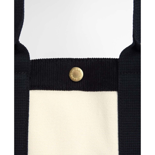 Ecru Barbour Selena Mini Tote/Crossbody Bag hardwear