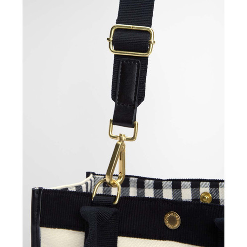 Ecru Barbour Selena Mini Tote/Crossbody Bag strap2