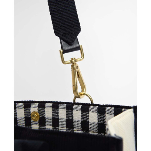 Ecru Barbour Selena Mini Tote/Crossbody Bag strap3