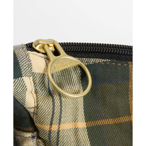 Ancient tartan Barbour Mia Sling Bag zipper