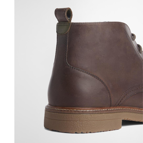 Dark Brown Barbour Kirkstone Desert Boot heel