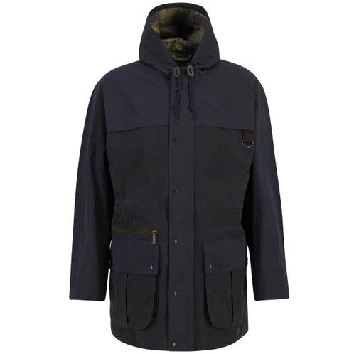 Navy Barbour Mens Icons Durham Casual Jacket