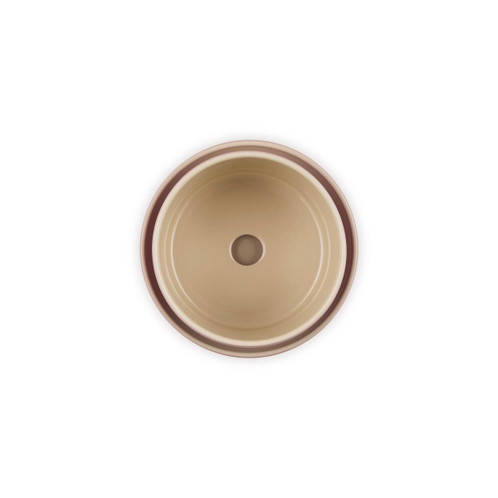 Le Creuset Stoneware Herb Planter with Tray drainage hole 