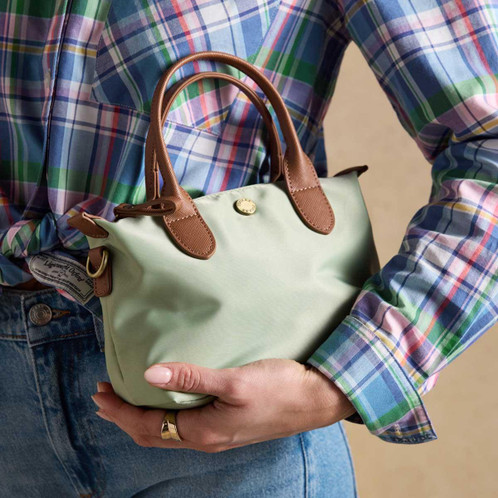 Light Green Joules Edie Mini Crossbody Bag Lifestyle