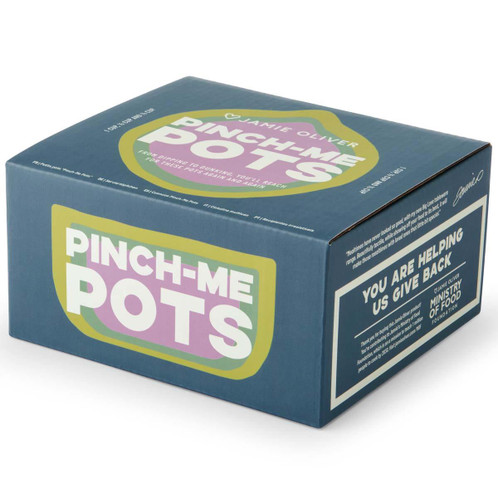 Jamie Oliver Big Love Pinch Me Pots Set Of 3 Boxed