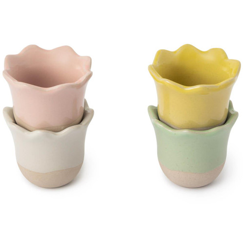 Jamie Oliver Big Love Stoneware Excellent Egg Cups Set Of 4