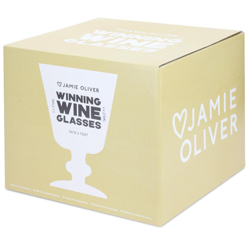 Jamie Oliver Big Love Winning Wine Glasses Boxed