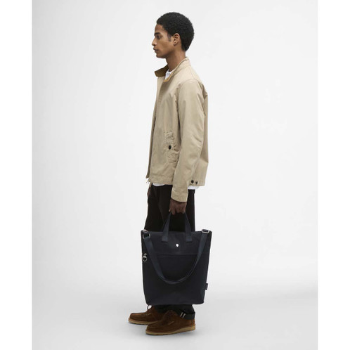 Navy Barbour Cascade City Carry All On Model