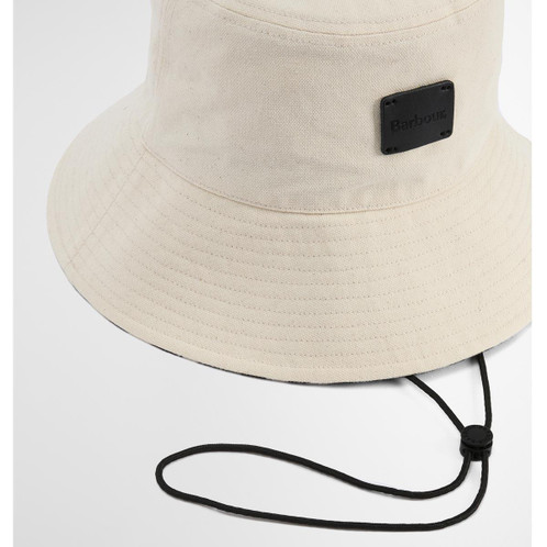 Ecru Barbour Womens Selena Bucket Hat Brim