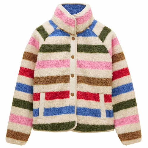 Multi Bright Joules Womens Eva Borg Fleece Jacket