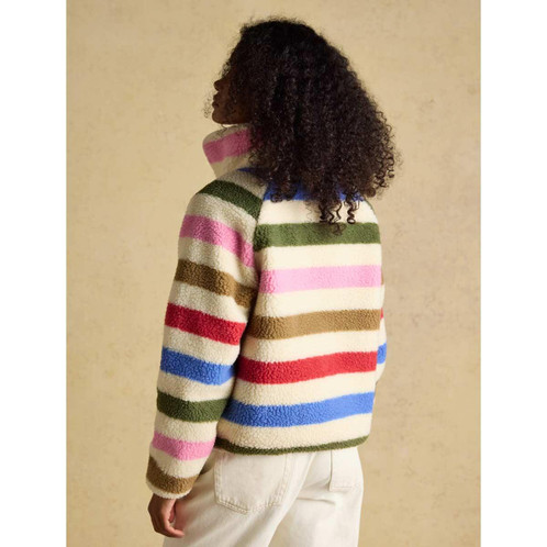 Multi Bright Joules Womens Eva Borg Fleece Jacket Back