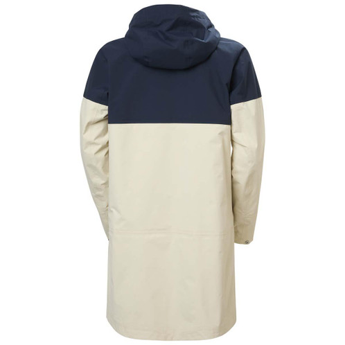 Cream Helly Hansen Womens Koster Rain Coat back2