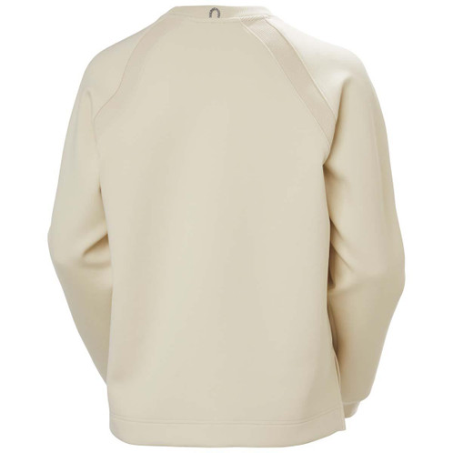 Cream Helly Hansen Womens Capri Sweatshirt back2