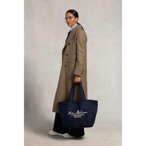 Navy Ecru Holland Cooper Womens Essential Tote Bag On Model