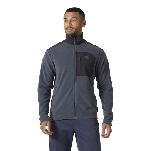 Alpine Forest Helly Hansen Mens Daybreaker Block Microfleece Jacket on model