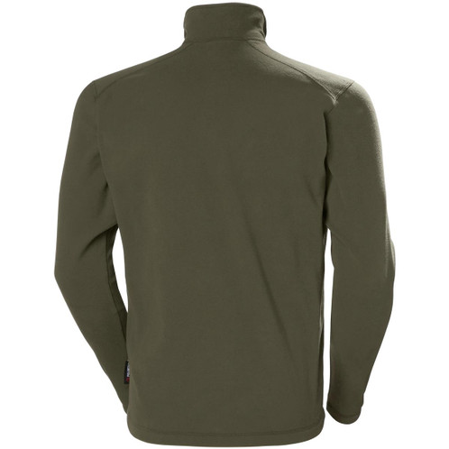 Jungle Green Helly Hansen Mens Daybreaker Fleece Jacket back2