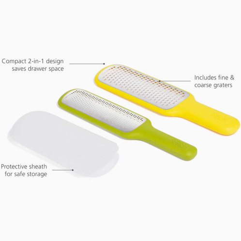 Green/Yellow Joseph Joseph Nest Grate and Zest Set Product Details