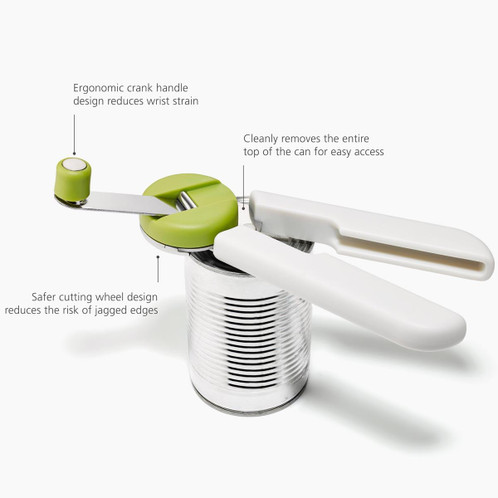 Stone/Green Joseph Joseph GoRound Can Opener Product Details
