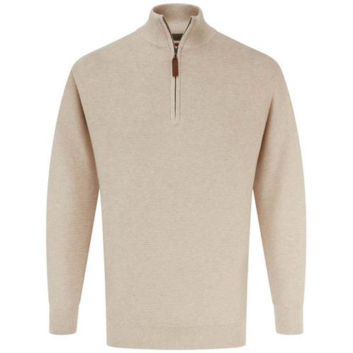 Oat Schoffel Mens Porthleven 1/4 Zip Jumper