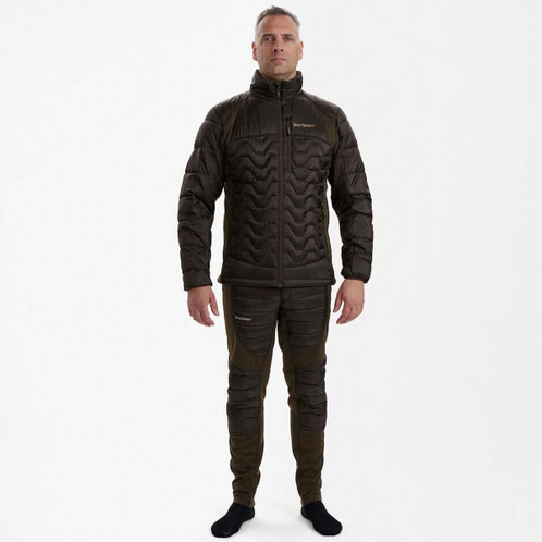Art Green Deerhunter Mens Excape Quilted Jacket on model
