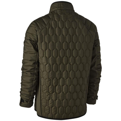 Forest Green Deerhunter Mens Mossdale Quilted Jacket back
