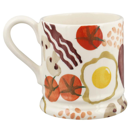 Emma Bridgewater Breakfast Dad Half Pint Mug Side View