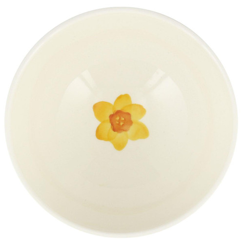 Emma Bridgewater Windblown Daffodils French Bowl inside