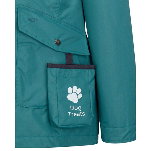 Teal Hoggs Of Fife Womens Fara Waterproof Jacket Pocket