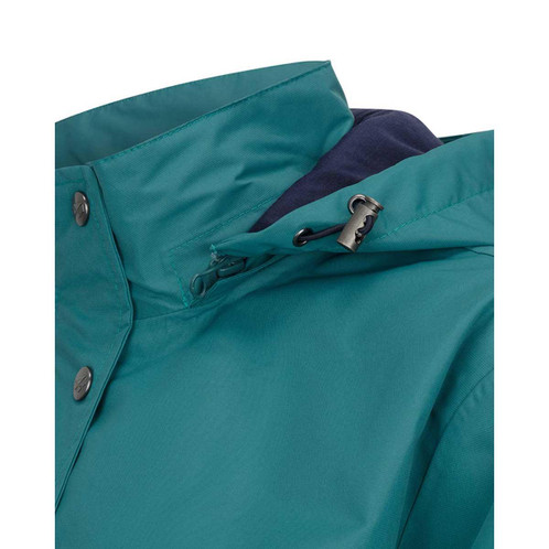 Teal Hoggs Of Fife Womens Fara Waterproof Jacket Collar